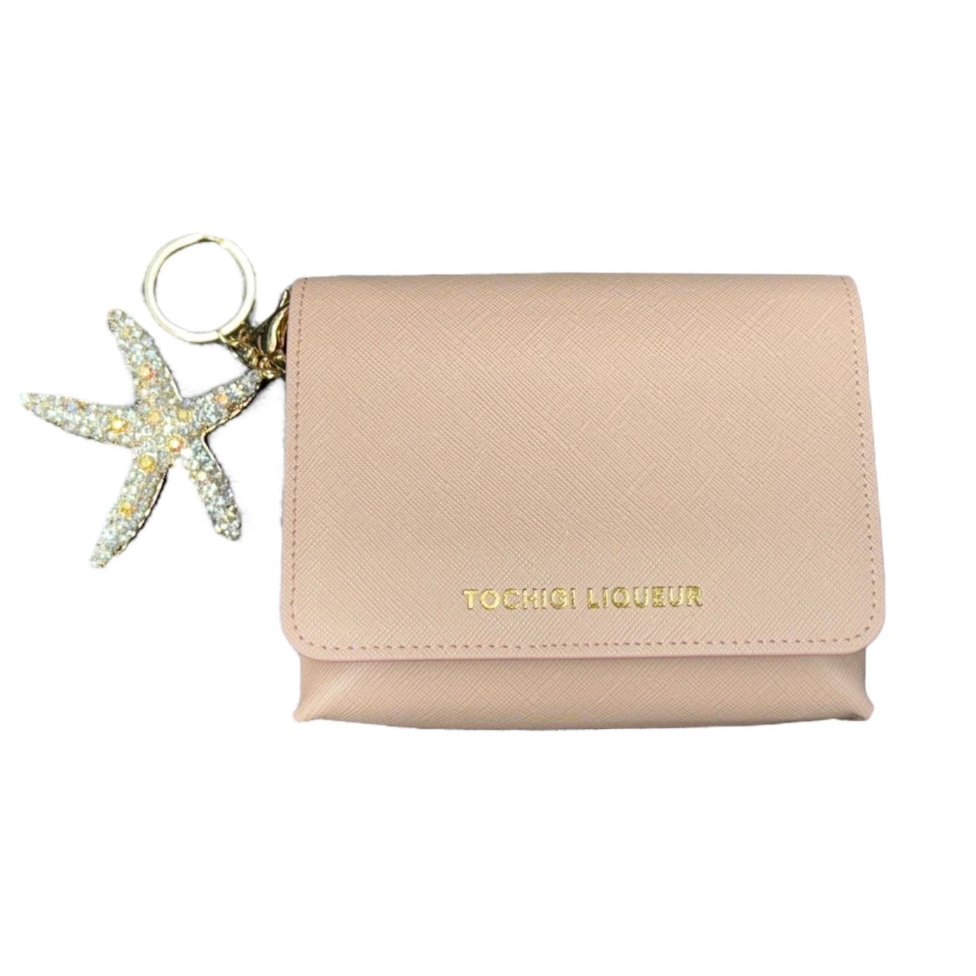 ピンクポーチ付きリキュール・コフレ、不燃袋と紙袋セット