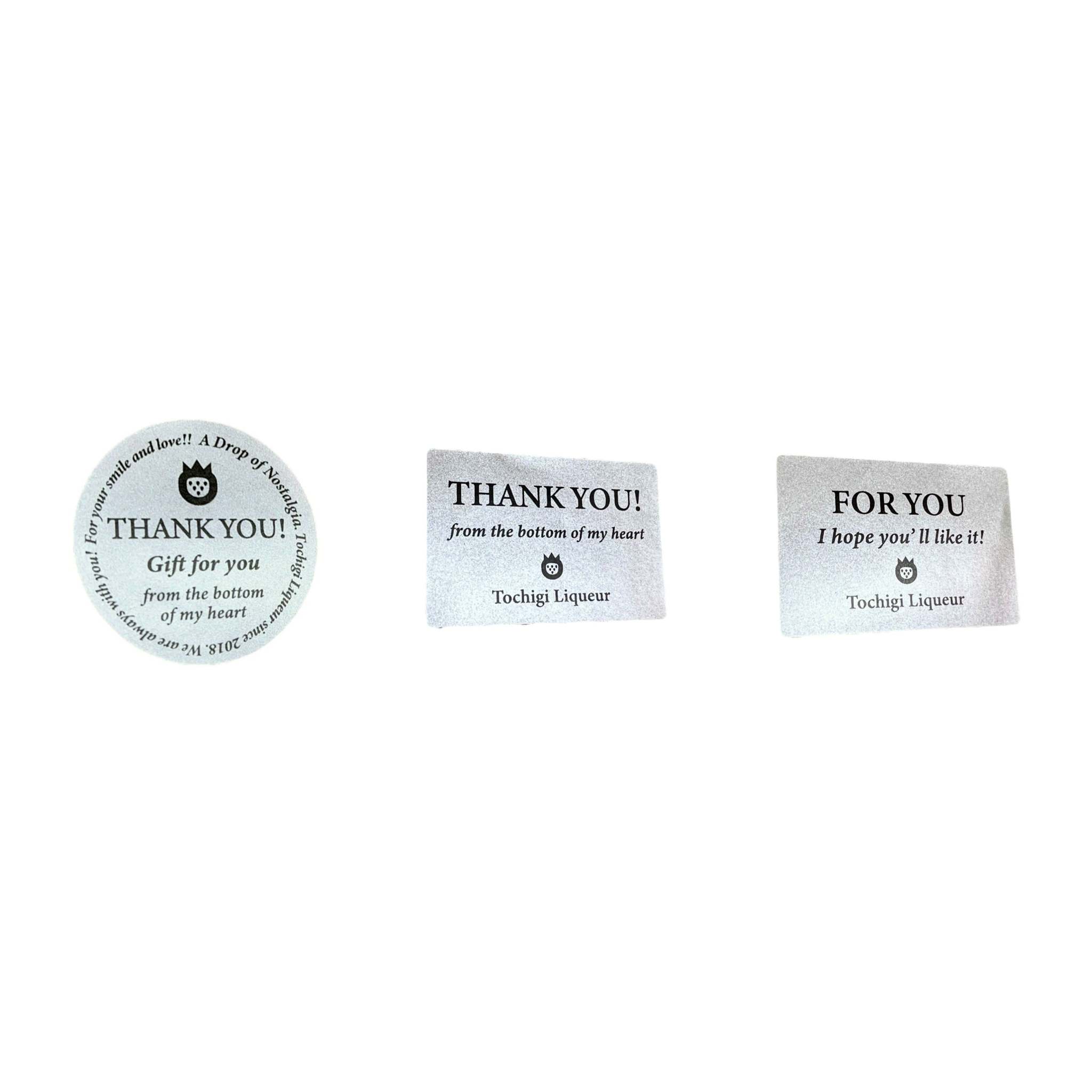 200mlリキュールギフト箱用木製キャップ付きラベルセット